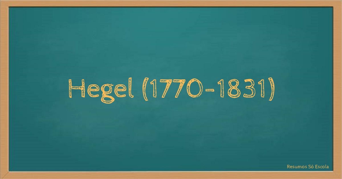 Hegel (1770-1831)